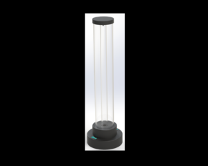 3’ Round Fillable Clear Floor LED Light