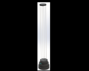 5’ Round Fillable Clear Floor LED Light